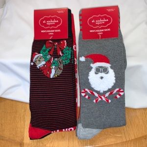 6 pair mens holiday socks